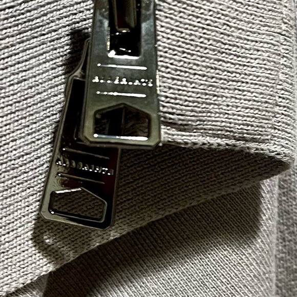 ALLSAINTS Dahlia grey Sweatshirt with zipper on the collar - Picture 15 of 16